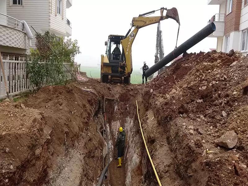 HATSU’DAN YENİŞEHİR MAHALLESİ’NDE ALTYAPI ÇALIŞMASI 