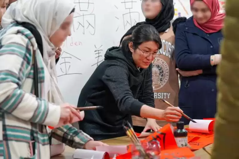 Tayvan Kültür Merkezin’de Tayvan’lı Eğitimciler Tahta Başında