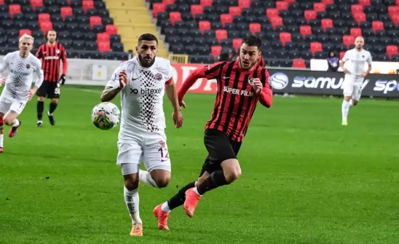 HATAYSPOR GAZİANTEP'E MAĞLUP OLDU