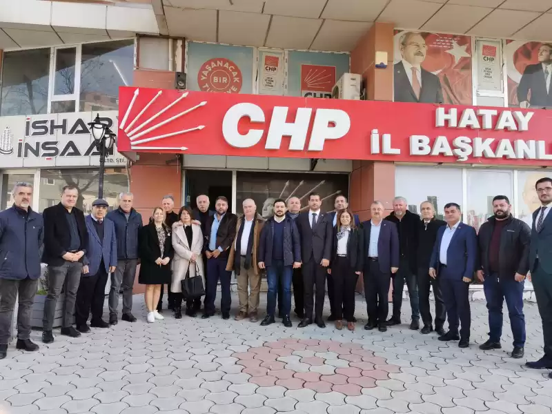 CHP Hatay'da İl Başkanı Tiryaki Görevi Devraldı