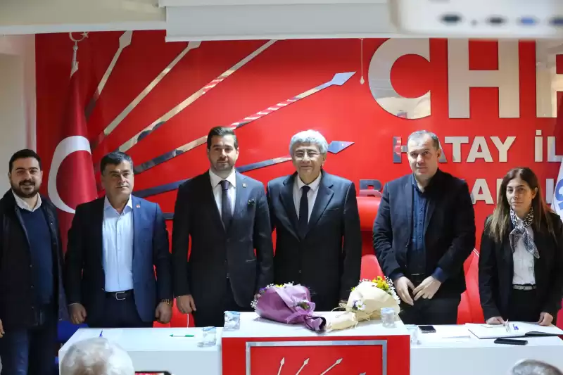 CHP Hatay'da İl Başkanı Tiryaki Görevi Devraldı