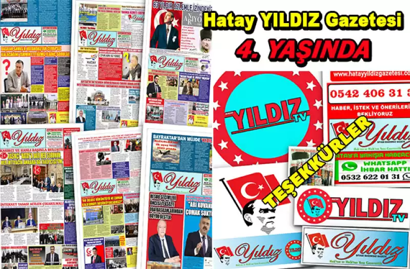 GAZETENİZ 4 YAŞINDA…