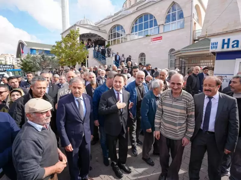 Babacan Keçiören’de Vatandaşlarla Buluştu