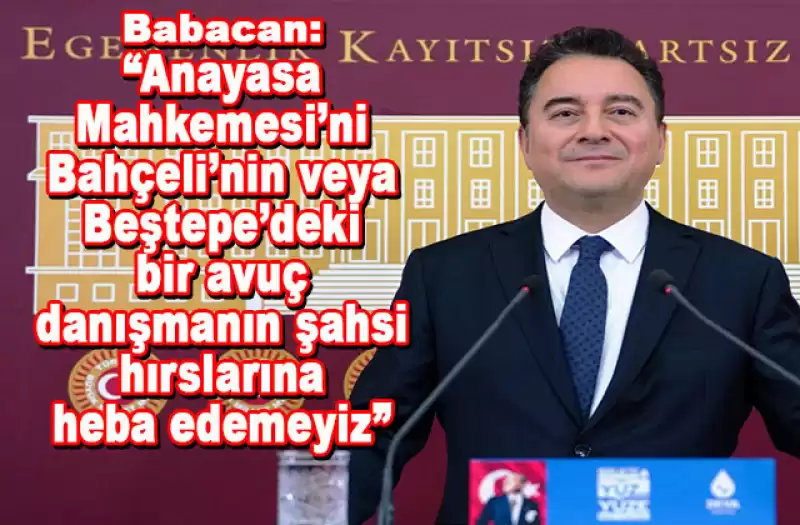 Babacan, Haftalık Değerlendirme Toplantısında Konuştu: