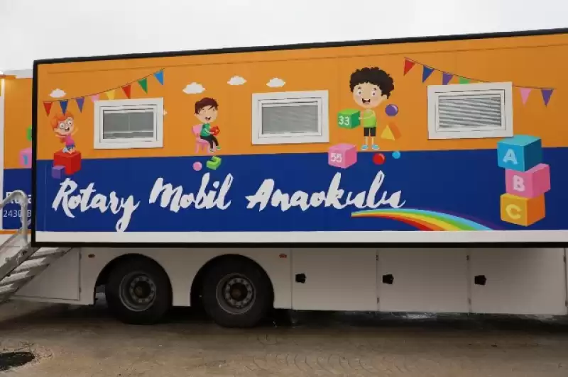 HBB Ve Rotary İşbirliği Ile Mobil Anaokulu Hizmete Girdi...