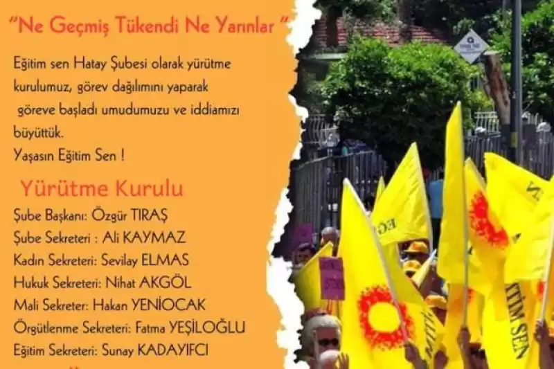 EĞİTİM SEN HATAY GENEL KURULU YAPILDI