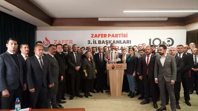 Zafer Partisi İl Başkanları Özdağ’a Destek Için Ankara’da
