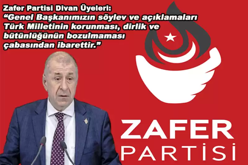 Zafer Partisi Başkanlık Divanı üyeleri Açıklama Yaptı