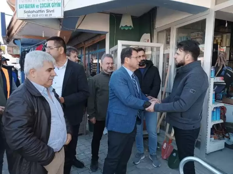 BAŞKAN ERYILMAZ’A ZİYARET ETTİĞİ MAHALLELERDE YOĞUN İLGİ