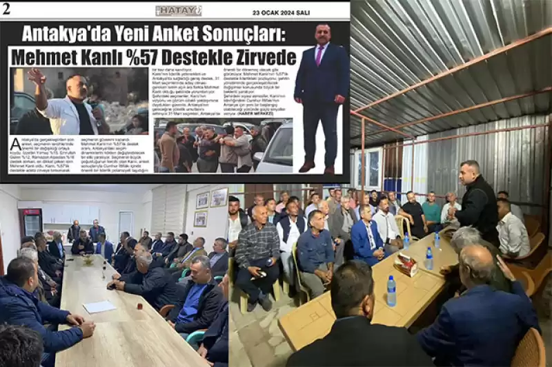 Antakya’nın Ihyasında Antakya’lılardan Kanlı’ya Tam Destek