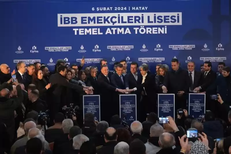 CHP Genel Başkanı Özel Ve İmamoğlu 6 Şubat Depremi’nin Yıl Dönümünde Hatay’daydı