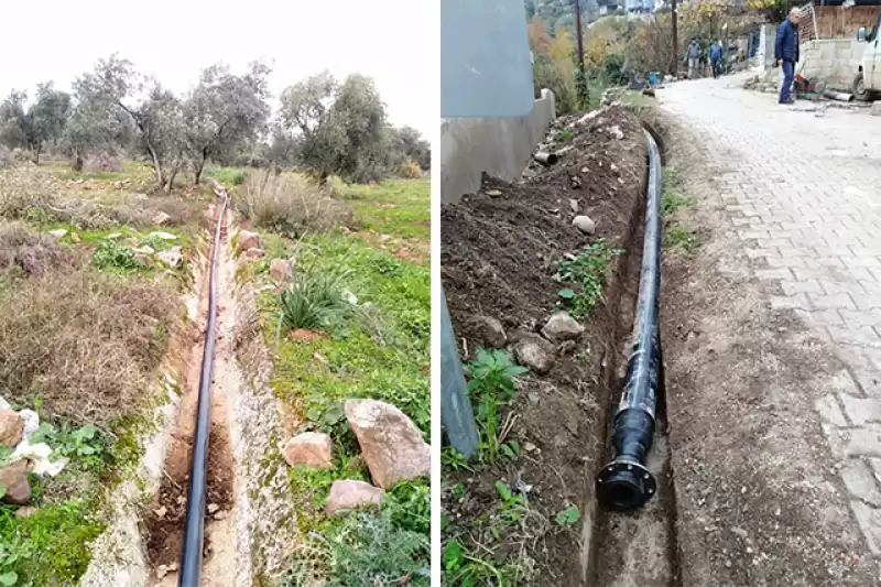 HBB DEPREMDE ZARAR GÖREN SULAMA HATLARINI YENİLEDİ