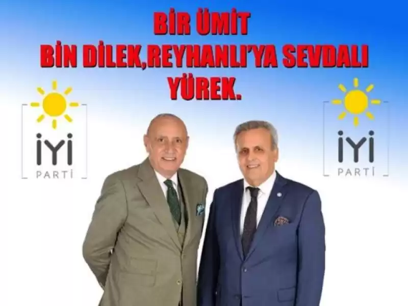 İyi Parti Reyhanlı Belediye Başkan Adayı Mustafa Ortak..