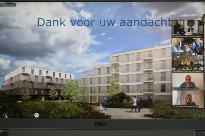 HOLLANDA EKİBİ MODÜLER MAHALLE YAPIMI İÇİN HATAY’DA