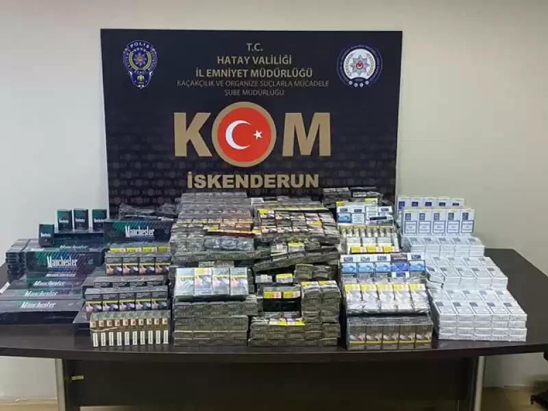 HATAY EMNİYETİNDEN KAÇAKÇILARA GEÇİT YOK