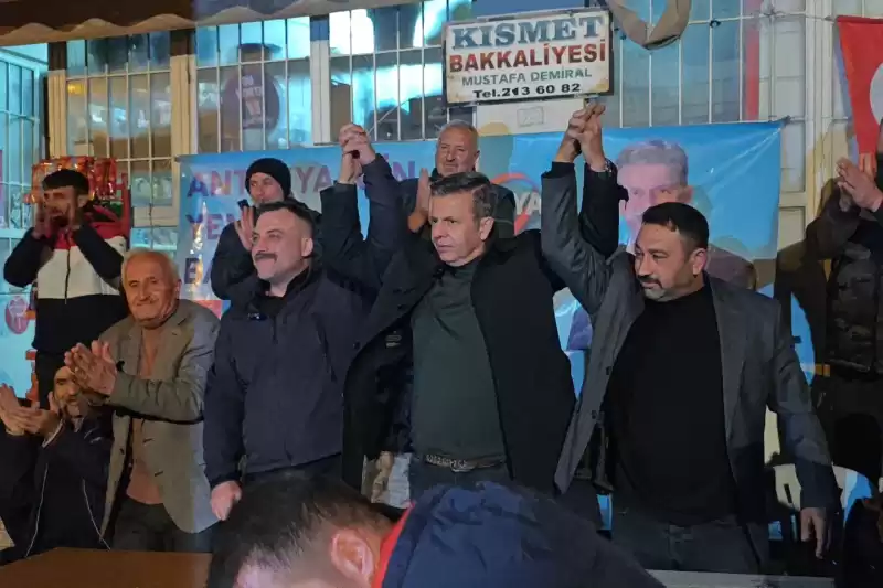 AKSOY: “BİZİM GECEMİZ GÜNDÜZÜMÜZ ANTAKYA OLACAK”