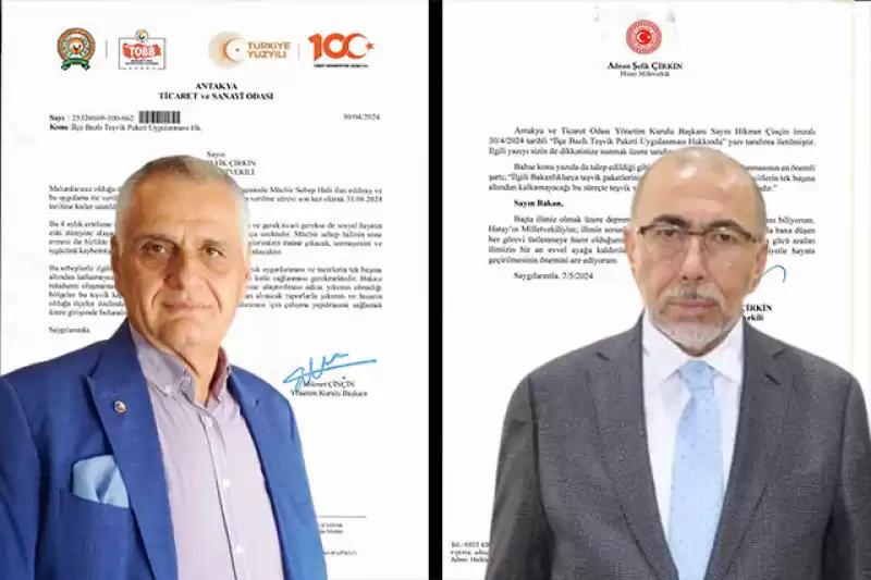 İyi Parti Hatay Milletvekili Şefik Çirkin, Hikmet Çinçin’in Taleplerini Bakana Iletti