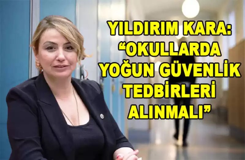 YILDIRIM KARA: “EĞİTİMİ SİL BAŞTAN TARTIŞMALIYIZ”