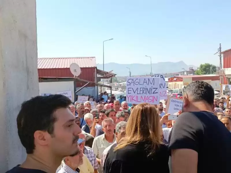 Antakya’da Aksaray, Saraykent Ve Akasya Mahallesi Sakinleri Rezerv Alan Istemiyor!