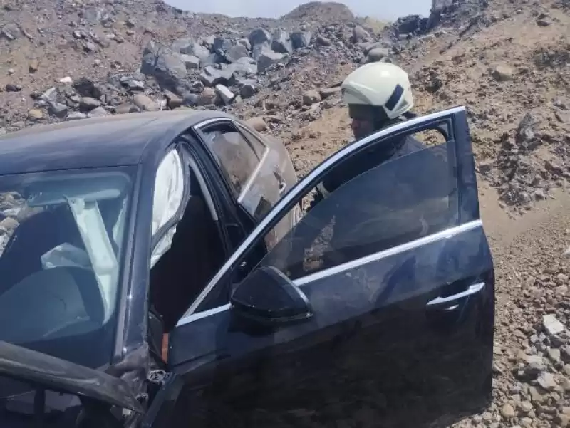 Arsuz, Kale Mevkiinde Meydana Gelen Trafik Kazasında Bir Araç Uçuruma Yuvarlandı