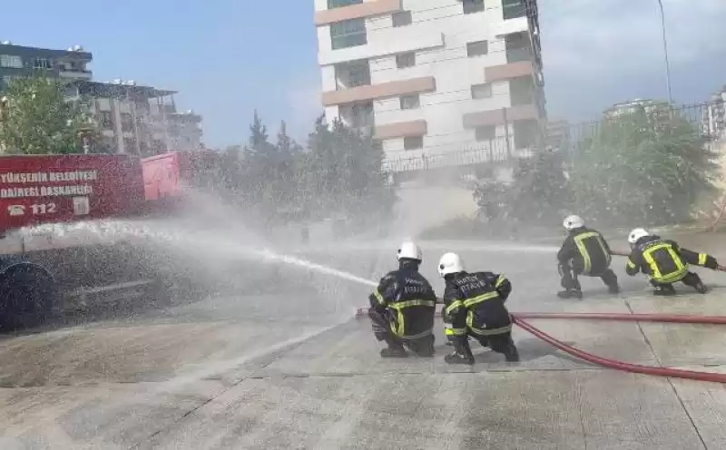 HBB İTFAİYESİ, TATBİKAT VE EĞİTİMLERE DEVAM EDİYOR