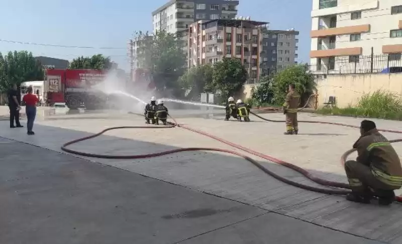 HBB İTFAİYESİ, TATBİKAT VE EĞİTİMLERE DEVAM EDİYOR