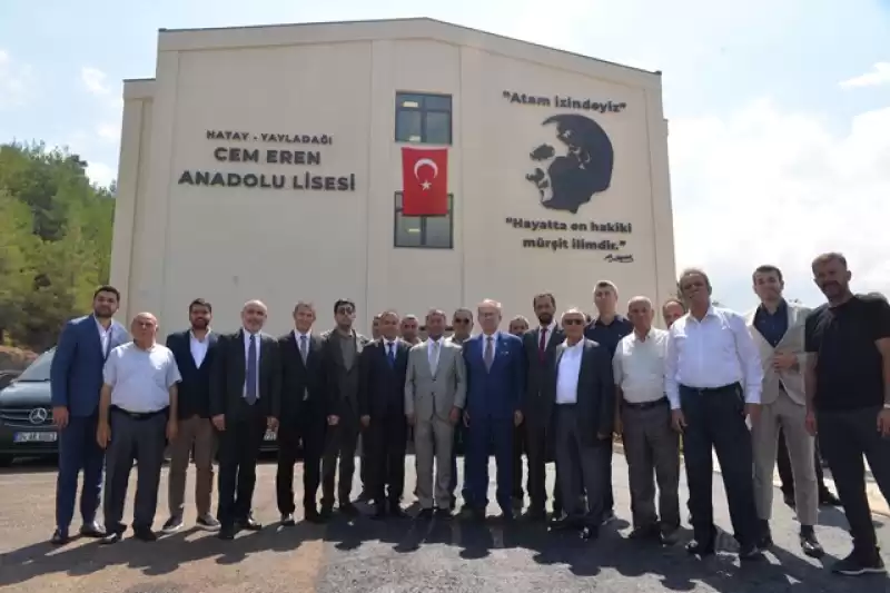 Yayladağı’nda Cem Eren Anadolu Lisesi’nin Açılışı Gerçekleştirildi