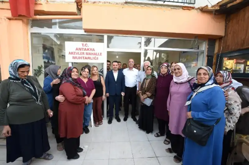 BAŞKAN YAPAR, AKEVLER MAHALLE SAKİNLERİYLE BULUŞTU