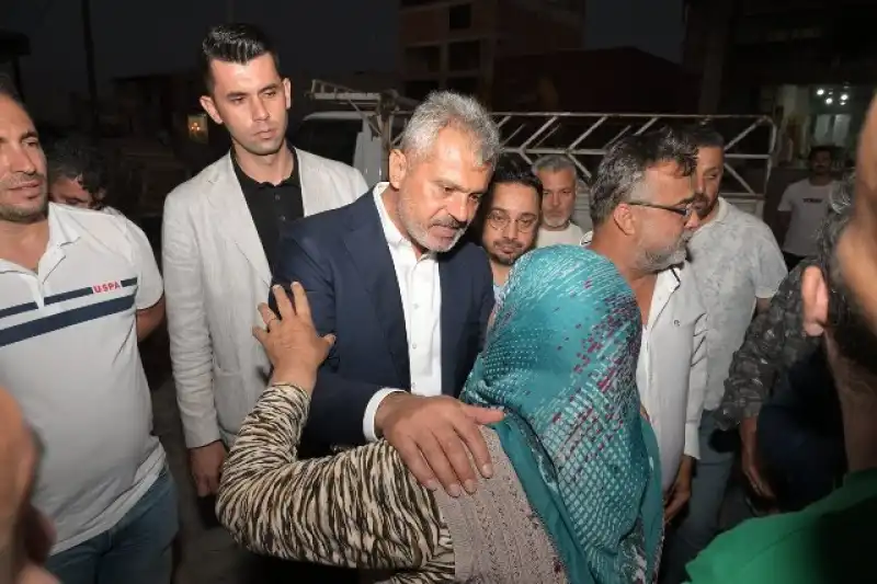ÖNTÜRK'TEN YANGIN MAĞDURLARINA DESTEK ZİYARETİ
