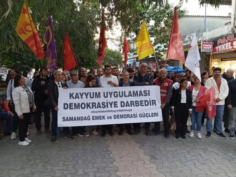 SAMANDAĞ'DA KAYYUMLARA ORTAK TEPKİ