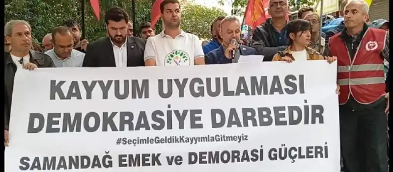 SAMANDAĞ'DA KAYYUMLARA ORTAK TEPKİ