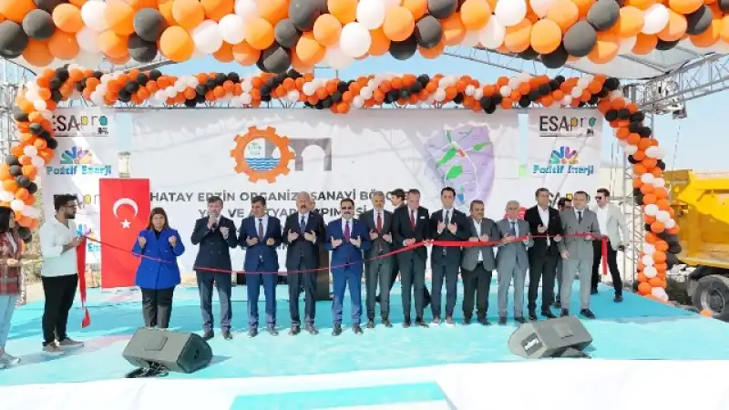 ERZİN ORGANİZE SANAYİ BÖLGESİ ALTYAPI ÇALIŞMALARI BAŞLADI