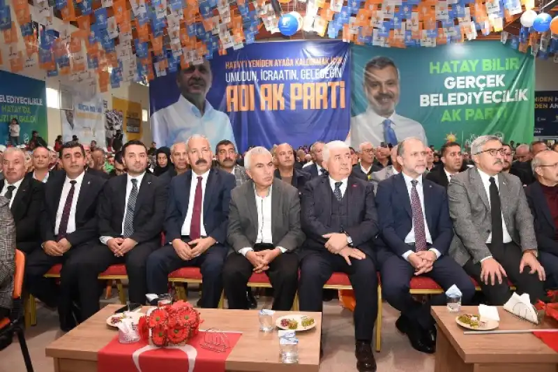 AK Parti Kongreleri Antakya Coşkusuyla Sona Erdi…