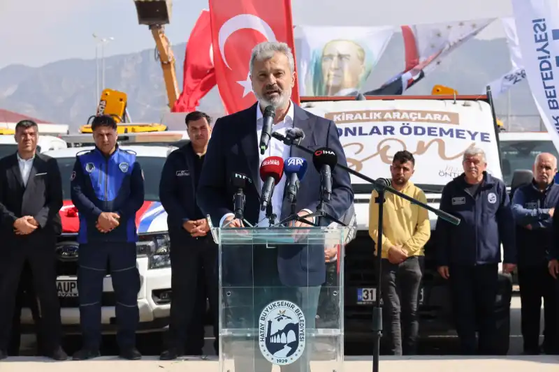 HATAY'IN YENİDEN DOĞUŞUNUN SEMBOLÜ: 1000 YENİ ARAÇ