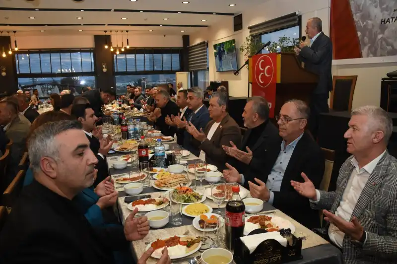 BAŞKAN YAPAR, MHP HATAY İL BAŞKANLIĞI’NIN DÜZENLEDİĞİ  İFTAR PROGRAMINA KATILDI