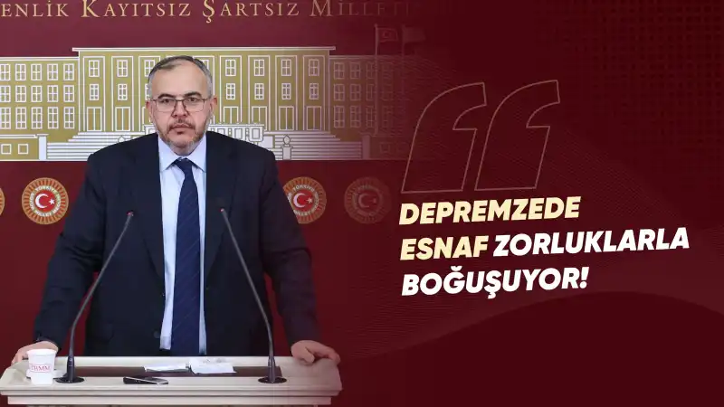NECMETTİN ÇALIŞKAN: “ŞEHİRLERİN CANLANMASI ESNAFTAN GEÇER!”