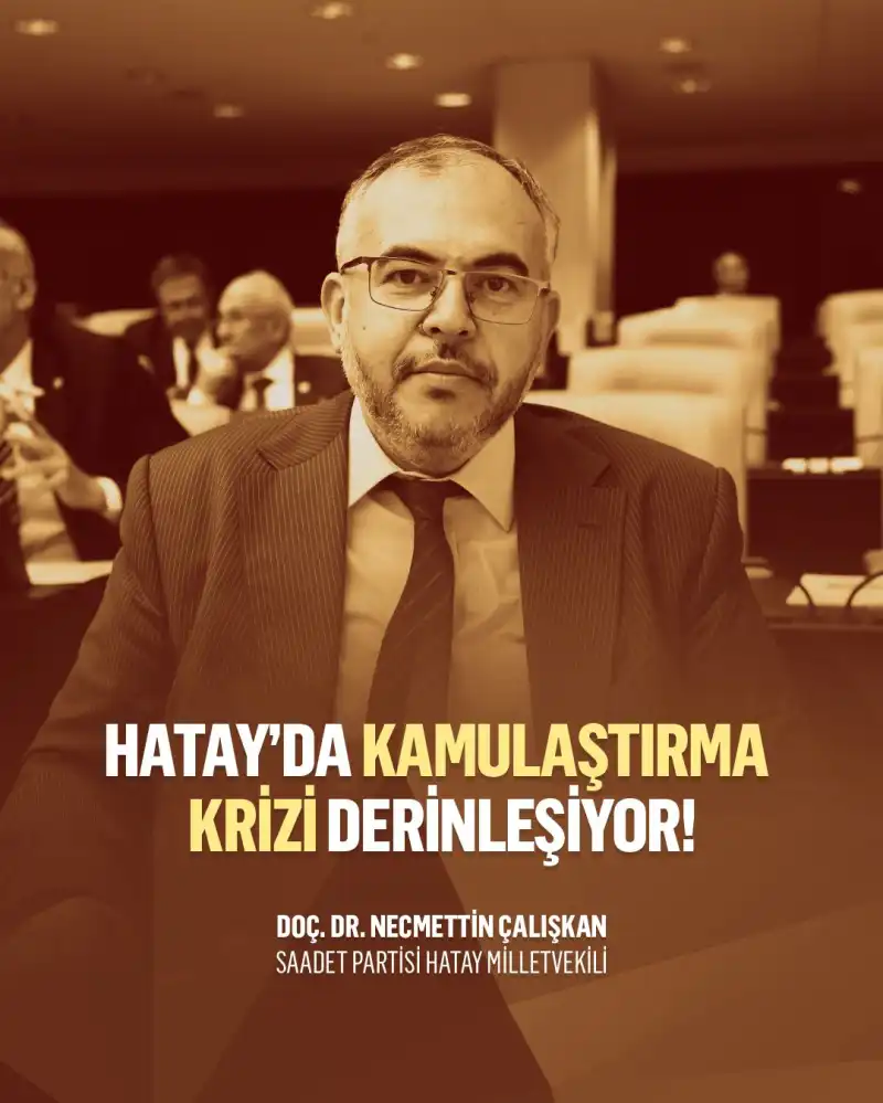 ÇALIŞKAN: “MAHKEME SÜRECİ BEKLENMEDEN TARIM ARAZİLERİNE EL KONULAMAZ”
