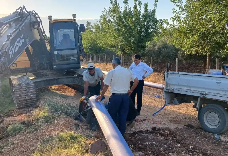 Aktepe’de Kuraklığa Karşı Iki Kuyu Devrede