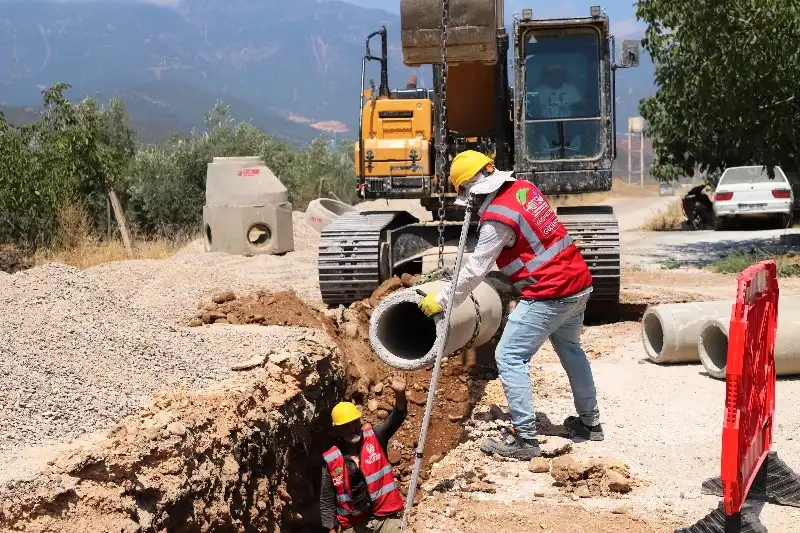 HASSA AKTEPE’DE DEV ATIK SU ŞEBEKE PROJESİ BAŞLADI