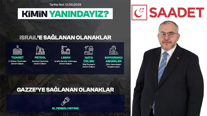 Çalışkan’dan Gazze-İsrail Çıkışı: “Kimin Yanındayız?”