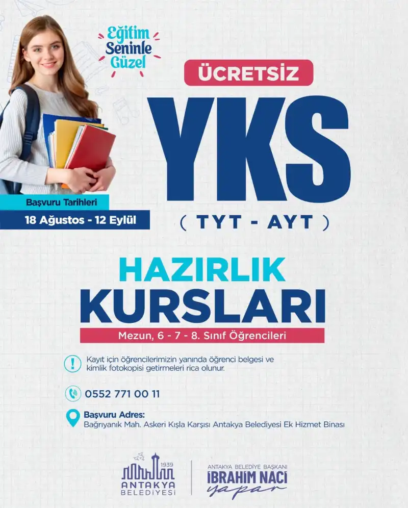 YKS (TYT-AYT) HAZIRLIK KURS BAŞVURULARI BAŞLADI