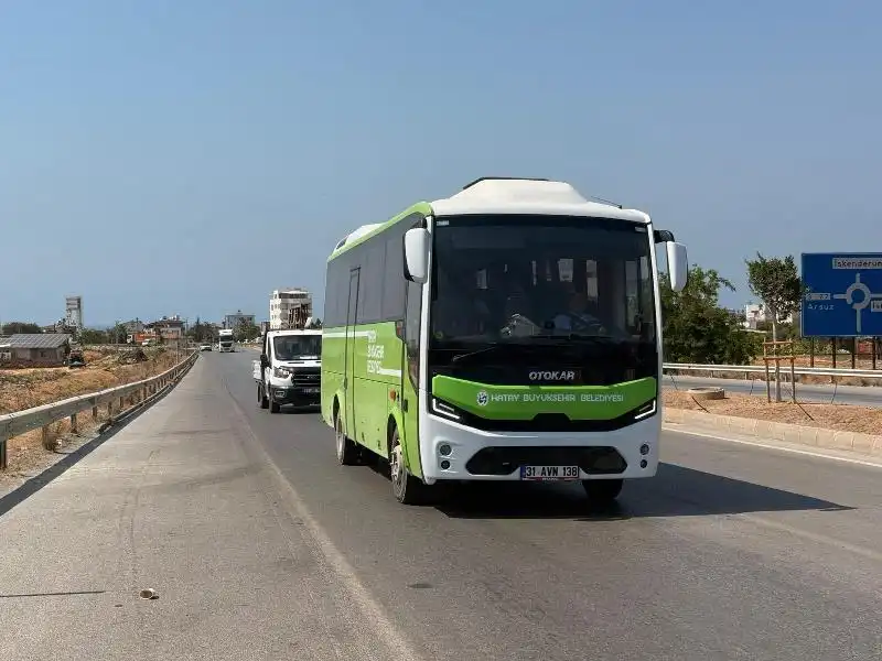 ARSUZ-ANTAKYA OTOBÜSLERİ TOPLU ULAŞIMI RAHATLATTI