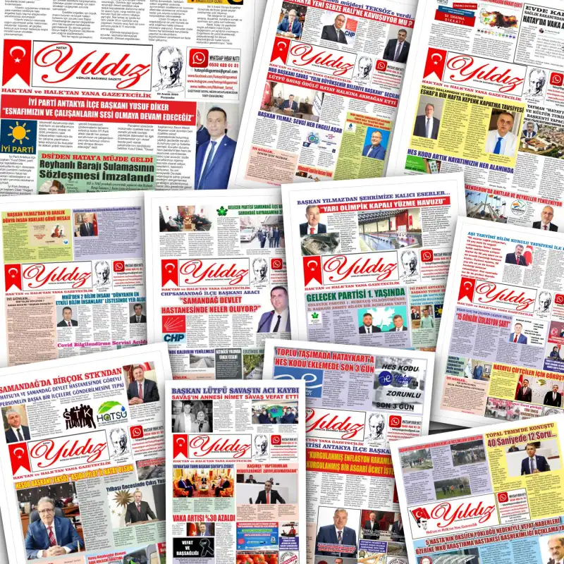 HATAY YILDIZ GAZETESİ 6 YAŞINDA…