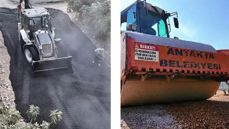 Antakya’da Fen İşleri Müdürlüğü Ekipleri, Hafta Sonu Sahadaydı 