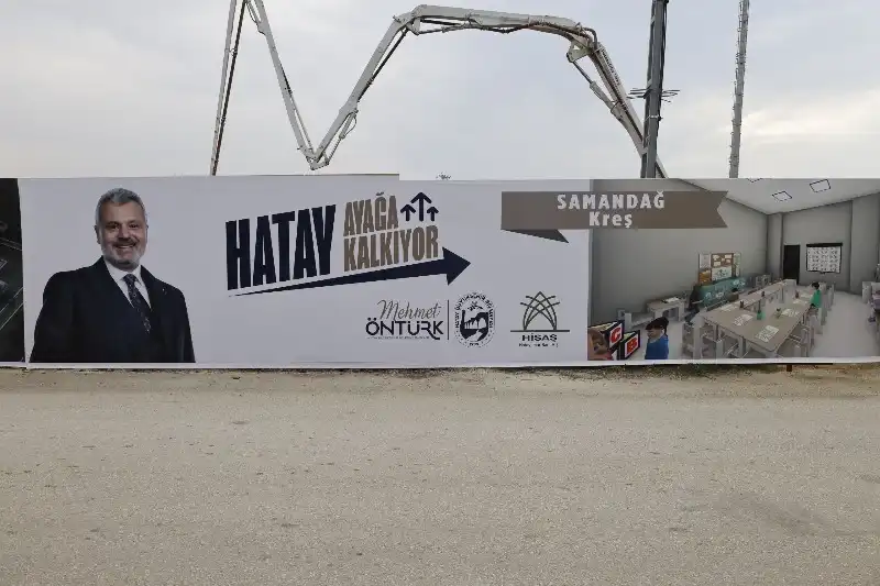 HBB, SAMANDAĞ’DA KREŞ TEMELİ ATTI