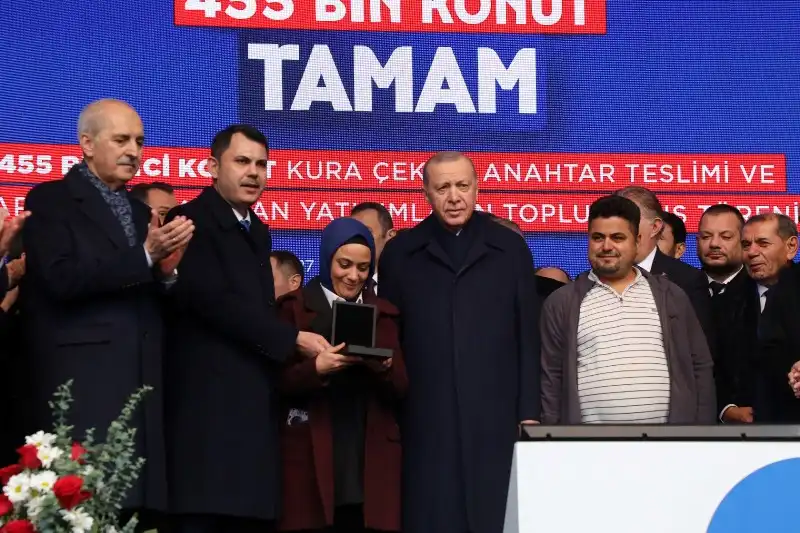Cumhurbaşkanı Erdoğan Hatay’da 455 Bin Konutun Kura Törenine Katıldı