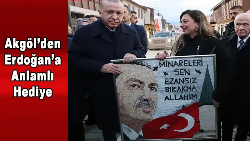 Hatay’lı Mozaik Sanatçısından Cumhurbaşkanı’na Hediye…