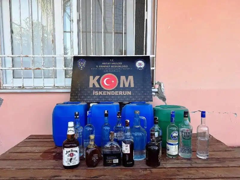 Hatay Emniyeti'nden Yılbaşı Öncesi Kaçak İçkiye Geçit Yok!