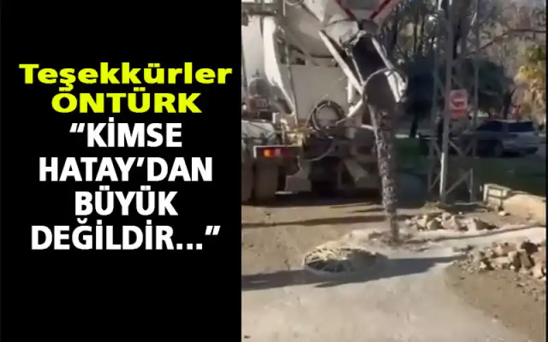 BAŞKAN ÖNTÜRK’TEN, AĞIR CEZA