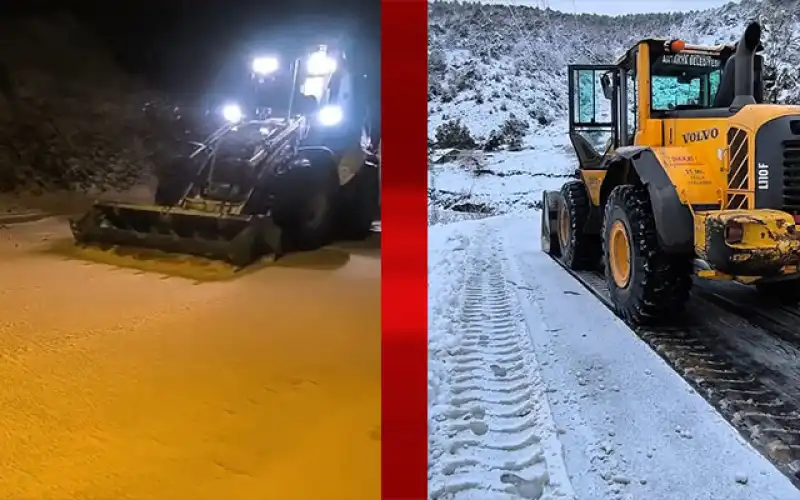 Antakya Belediyesi Vatandaşın Güvenliği Için Kar Yağışı Sonrası Sahada